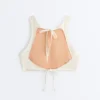 Top de bikini din croșetat cu textură cu bule Top de bikini din croșetat cu textură cu bule