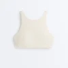 Top de bikini din croșetat cu textură cu bule Top de bikini din croșetat cu textură cu bule