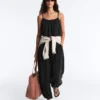 Pantaloni balon din amestec de modal