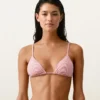 Topuri de bikini triunghiulare cu dungi Topuri de bikini triunghiulare cu dungi