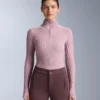 Tricou cu guler în V din tricot cu nervuri, strat de bază termic Tricou cu guler în V din tricot cu nervuri, strat de bază termic