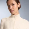 Tricou cu guler în V din tricot cu nervuri, strat de bază termic Tricou cu guler în V din tricot cu nervuri, strat de bază termic