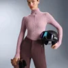 Tricou cu guler în V din tricot cu nervuri, strat de bază termic Tricou cu guler în V din tricot cu nervuri, strat de bază termic