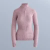 Tricou cu guler în V din tricot cu nervuri, strat de bază termic Tricou cu guler în V din tricot cu nervuri, strat de bază termic