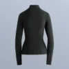 Tricou cu guler în V din tricot cu nervuri, strat de bază termic Tricou cu guler în V din tricot cu nervuri, strat de bază termic