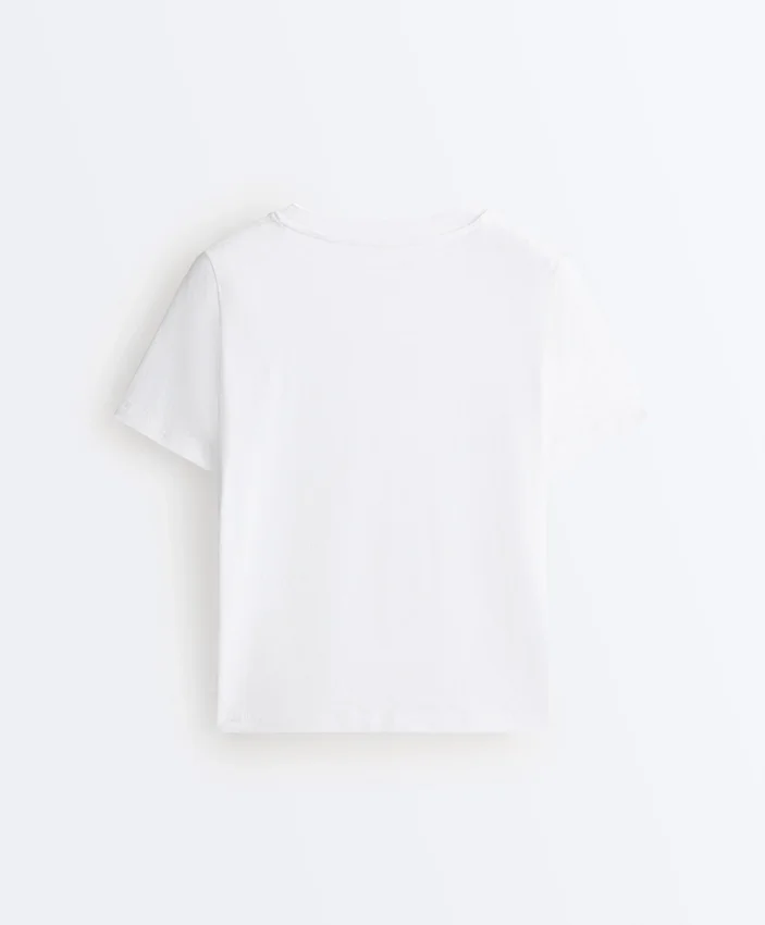 Tricou cu mâneci scurte din amestec de bumbac, croială regular Tricou cu mâneci scurte din amestec de bumbac, croială regular