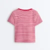 Tricou cu mâneci scurte din amestec de bumbac, cu croială regular și imprimeu cu dungi Tricou cu mâneci scurte din amestec de bumbac, cu croială regular și imprimeu cu dungi