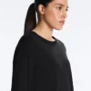 Tricou cu mâneci scurte din amestec de modal, cu tiv rotunjit în spate Tricou cu mâneci scurte din amestec de modal, cu tiv rotunjit în spate