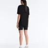 Tricou cu mâneci scurte din amestec de modal, cu tiv rotunjit în spate Tricou cu mâneci scurte din amestec de modal, cu tiv rotunjit în spate