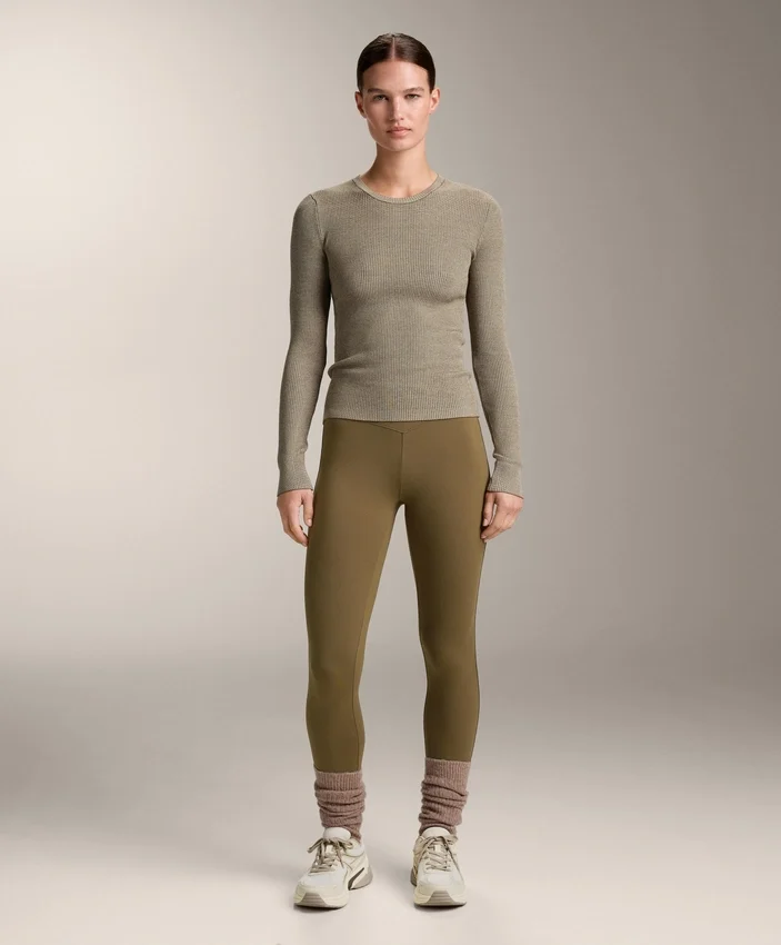 Tricou de bază din tricot texturat Tricou de bază din tricot texturat