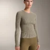 Tricou de bază din tricot texturat Tricou de bază din tricot texturat
