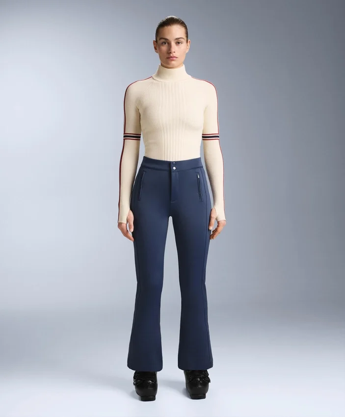 Tricou din tricot termic cu detalii contrastante Tricou din tricot termic cu detalii contrastante