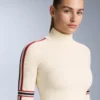 Tricou din tricot termic cu detalii contrastante Tricou din tricot termic cu detalii contrastante