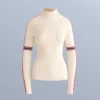 Tricou din tricot termic cu detalii contrastante Tricou din tricot termic cu detalii contrastante