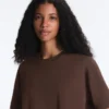 Tricou drept, cu mâneci scurte, din amestec de bumbac Tricou drept, cu mâneci scurte, din amestec de bumbac