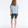 Tricou drept, cu mâneci scurte, din amestec de bumbac Tricou drept, cu mâneci scurte, din amestec de bumbac