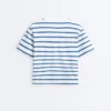 Tricou drept, cu mâneci scurte, din amestec de bumbac Tricou drept, cu mâneci scurte, din amestec de bumbac