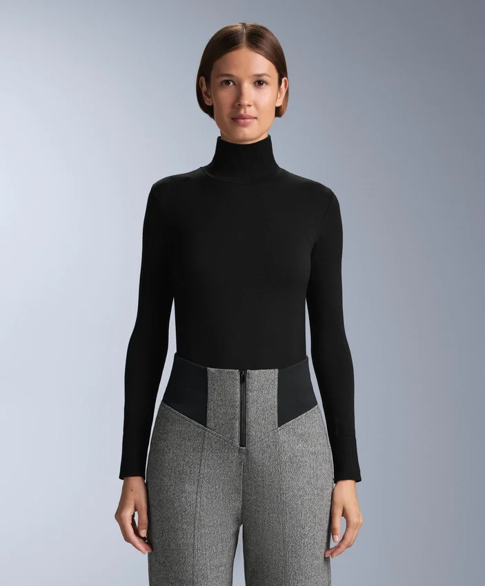 Tricou fără cusături din lână merino Tricou fără cusături din lână merino