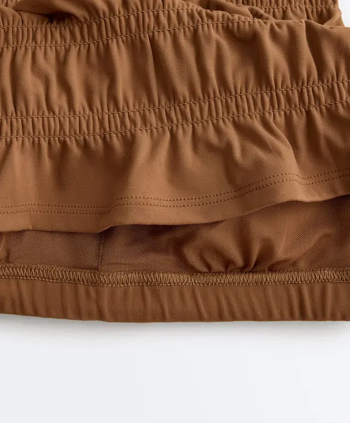 Tricou fără mâneci Comfortlux cu croi smock Tricou fără mâneci Comfortlux cu croi smock