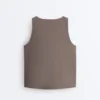 Tricou fără mâneci Comfortlux cu decolteu încrucișat Tricou fără mâneci Comfortlux cu decolteu încrucișat
