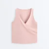 Tricou fără mâneci Comfortlux cu decolteu încrucișat Tricou fără mâneci Comfortlux cu decolteu încrucișat