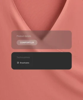 Tricou fără mâneci Comfortlux cu decolteu încrucișat