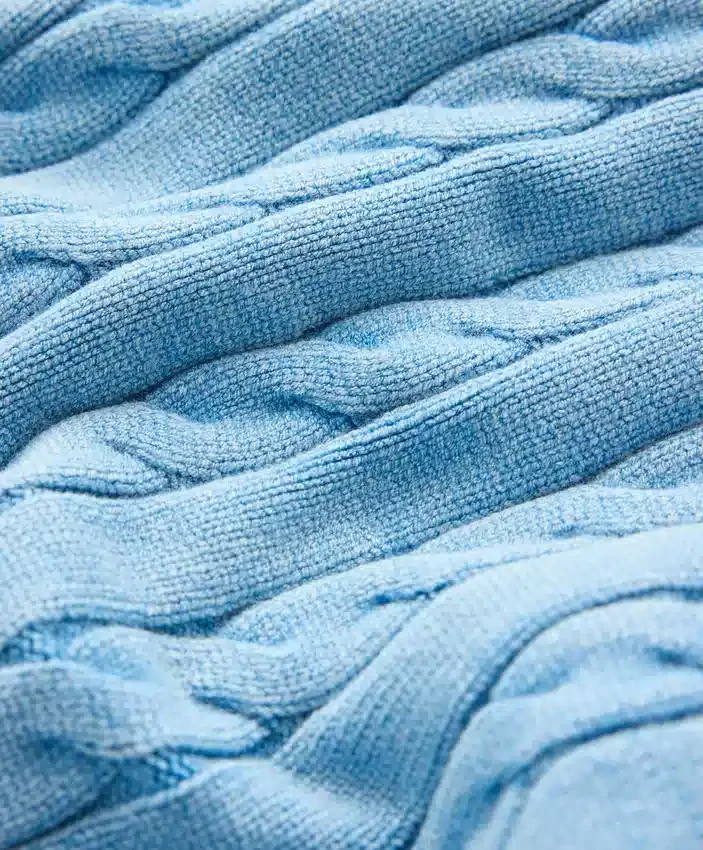 Tricou scurt din tricot spălat, cu bretele împletite Tricou scurt din tricot spălat, cu bretele împletite