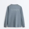 Tricou tehnic cu mâneci lungi și text Tricou tehnic cu mâneci lungi și text
