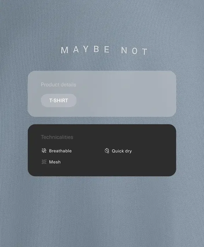 Tricou tehnic cu mâneci lungi și text Tricou tehnic cu mâneci lungi și text