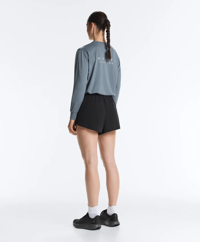 Tricou tehnic cu mâneci lungi și text Tricou tehnic cu mâneci lungi și text