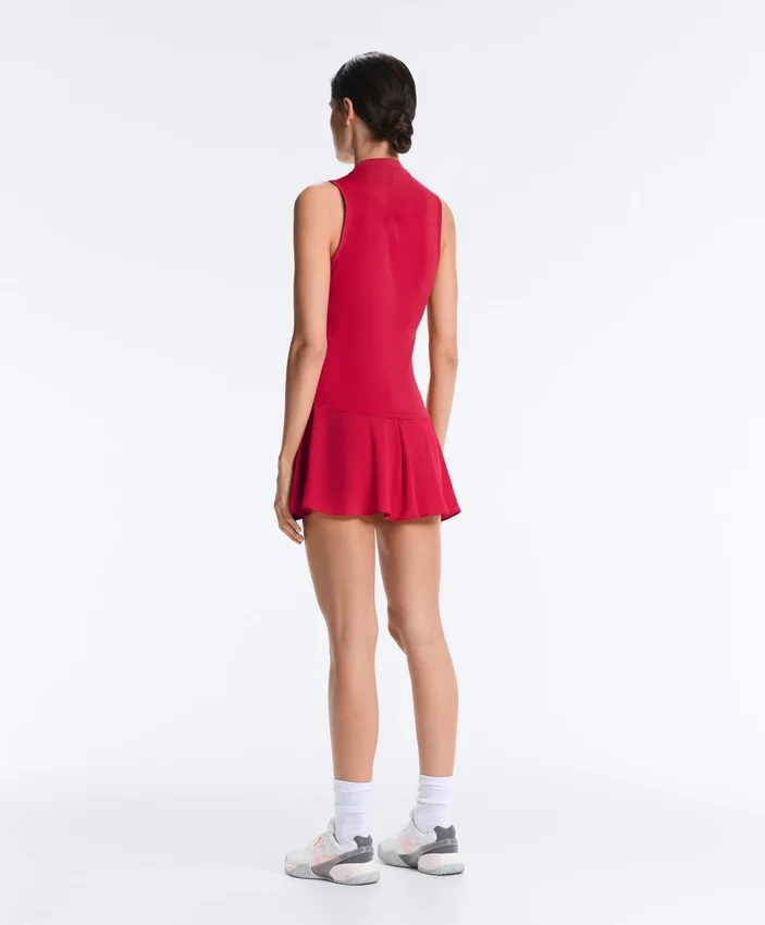 Tricou tehnic fără mâneci, cu jumătate de fermoar Tricou tehnic fără mâneci, cu jumătate de fermoar