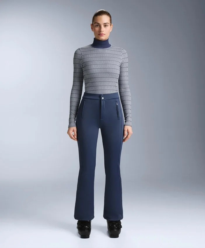 Tricou termic fără cusături, cu imprimeu geometric Tricou termic fără cusături, cu imprimeu geometric