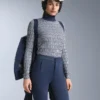 Tricou termic fără cusături, cu imprimeu geometric Tricou termic fără cusături, cu imprimeu geometric