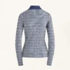 Tricou termic fără cusături, cu imprimeu geometric Tricou termic fără cusături, cu imprimeu geometric