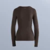 Tricou termic fără cusături, din țesătură Jacquard