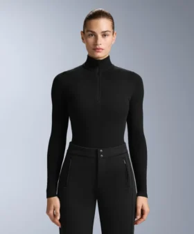 Tricou termic polar cu jumătate de fermoar