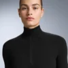 Tricou termic polar cu jumătate de fermoar Tricou termic polar cu jumătate de fermoar