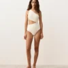 Trikini asimetric cu croșetat tip bule Trikini asimetric cu croșetat tip bule