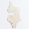 Trikini asimetric cu croșetat tip bule Trikini asimetric cu croșetat tip bule
