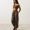 Trikini asimetric cu efect de șifon Trikini asimetric cu efect de șifon