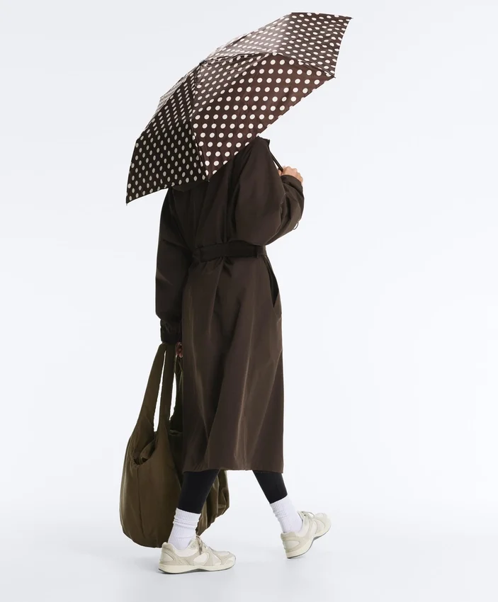 Umbrelă ușoară cu imprimeu cu buline Umbrelă ușoară cu imprimeu cu buline