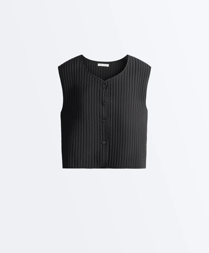 Veste subțire din nailon căptușită Veste subțire din nailon căptușită