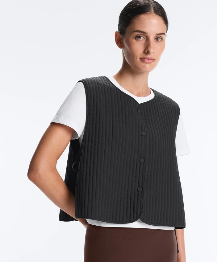 Veste subțire din nailon căptușită Veste subțire din nailon căptușită