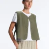 Veste subțire din nailon căptușită